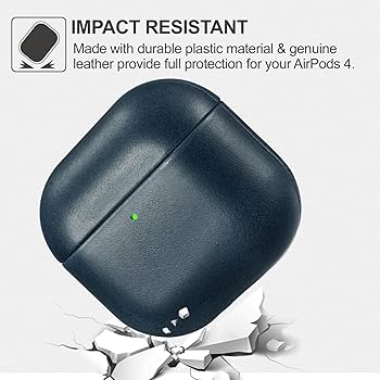 AirPods 4 2024年9月発売モデル Amazon | AirPods 4 用 ケース 本革(2024年9月発売専用)落下防止